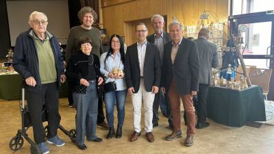 Besuch der Hobbykunst Ausstellung des Grndauer Kreises